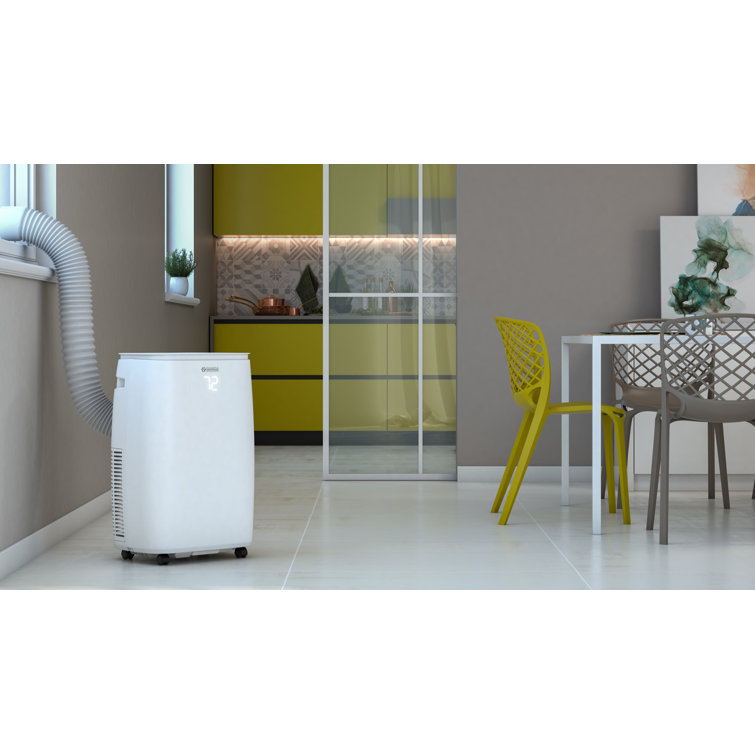 Dolceclima 12000 BTU Wi-Fi Connected Portable Air Conditioner for 400 Square Feet with Remote Included