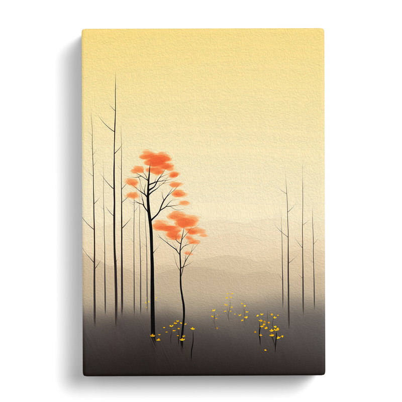 Spring Forest Minimalism No.2 - No Frame Print, 60cm H x 40cm W x 3cm D