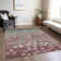 Machine Washable Indoor/Outdoor Xhevrie Blush Rug