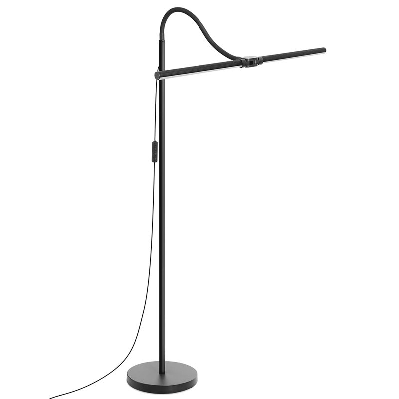 Lampe de plancher lumineuse à DEL pour le salon, Black