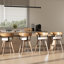 Tabouret de bar pivotant moderne et élégant avec dossier et accoudoirs-1387083493-1387593365