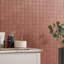Clay 12x12 Matte Concrete Look Porcelain Mosaic Tile-481483885