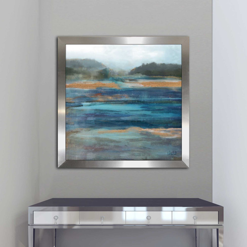 «Cold Spring Morning I» par Susan Jill - impression encadrée, H 25,5 po x l 25,5 po x P 1 po