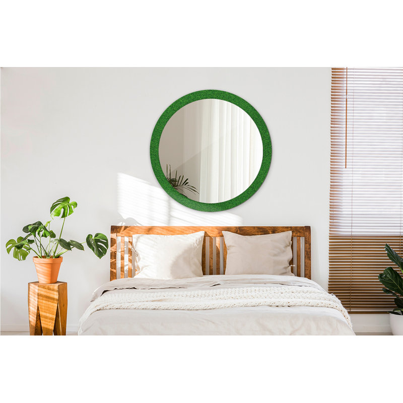 Huldar Glass Flat Wall Mirror
