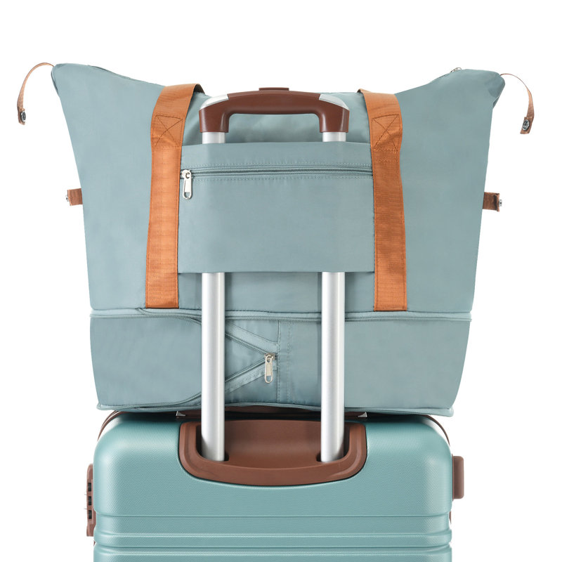 24 In Luggage : Lightweight Suitcase, Double Spinner Wheels, Tsa Lock, Extra Convenient Compartment, Travel Duffel And Toiletry Bag With Enlarged Space, Duffel, Case