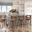 Tabouret de bar rotatif Myrtis (ensemble de 4)-1235865884