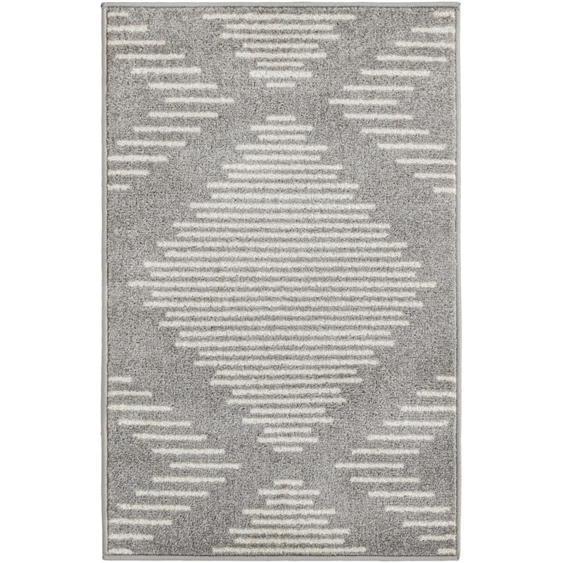Geometric Indoor Rug, Rectangle 2' x 3'