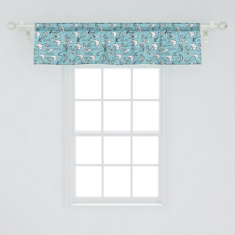 Ensemble de 2 cantonnières Ambesonne Kites, L 54 po x L 12 po