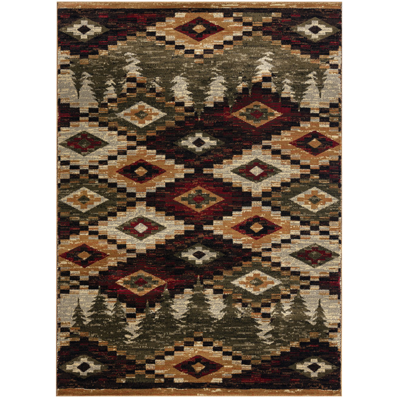 Calica Southwestern Rug, Rectangle 7'10" x 9'10"