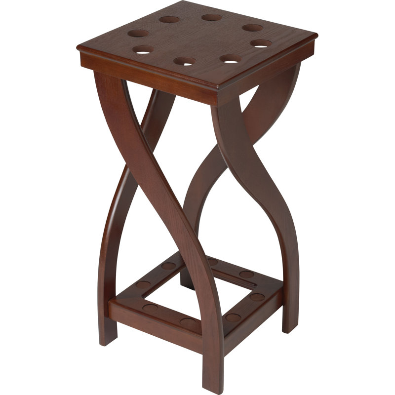 Twist 8 Cue Floor Rack, Chocolate