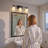 3 - Light Modern Vanity Light With Milk White Shade