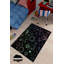 Tapis tissé élégant, 100% polyester, 4,0 x 5,9 pieds | Impression 3D numérique, antibactérien, dessous en PVC antidérapant | Lavable à la machine, hauteur des poils: 0,3 po, parfait pour le décor du salon et de la chambre à coucher-1142546400