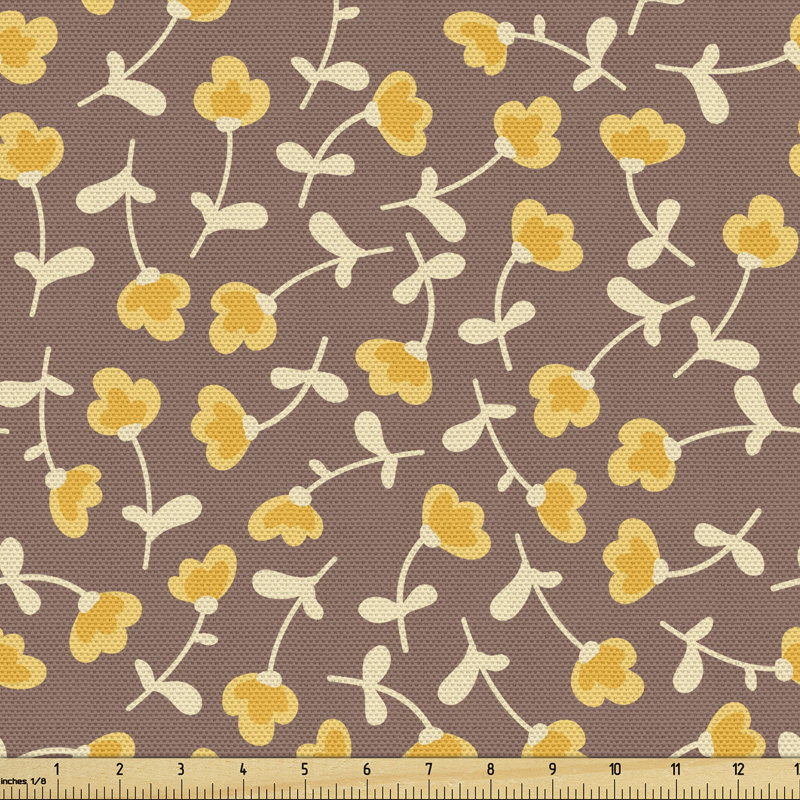 Chintan Flowers Autumnal Multi-purpose Fabric