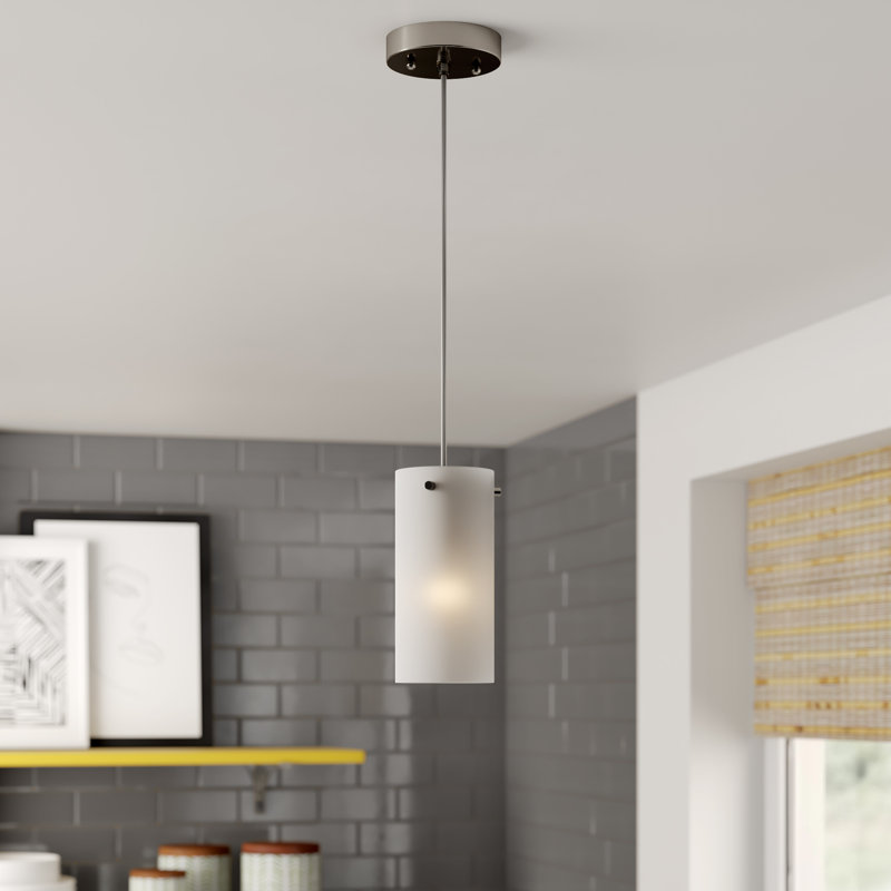 Luminaire suspendu cylindrique simple 1 lumière Huntersville