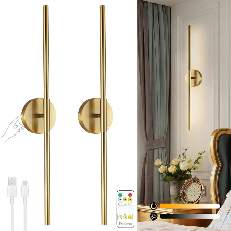 Wireless Battery Powered Wall Lamp