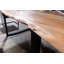 Sandtoft Acacia Solid Wood Top Metal Base Dining Table-34966404-126355499
