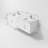 Geneva 60" Wall-Mounted Double Bathroom Vanity Set-694834943-744075737