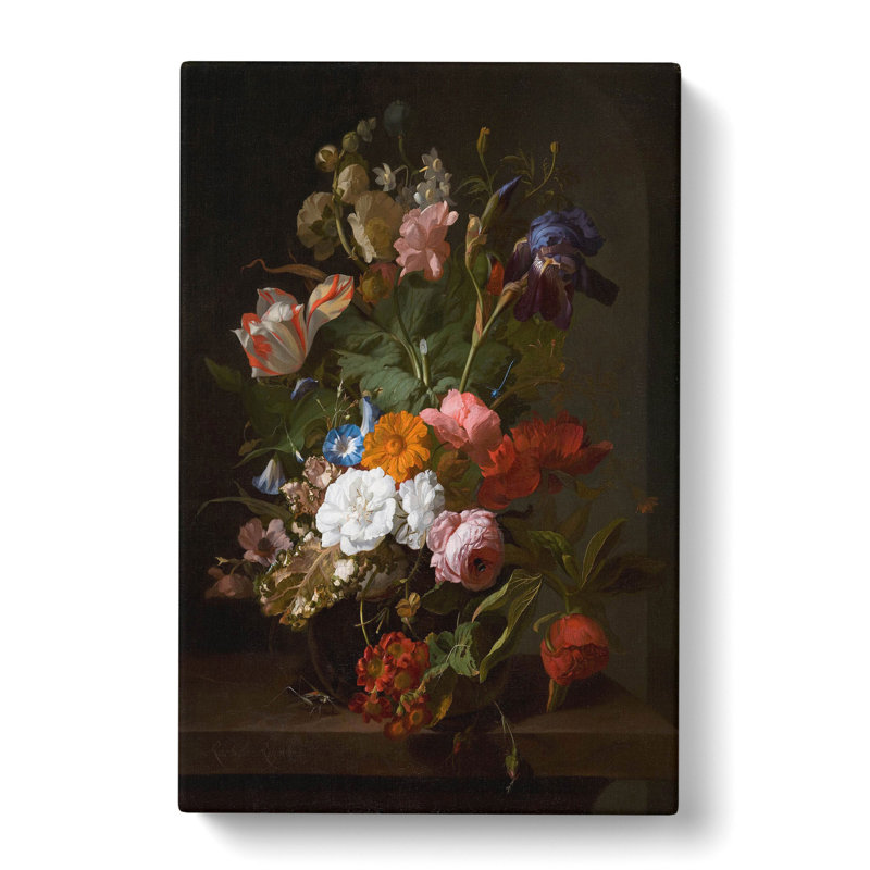Still Life with Flowers Vol.4 by Rachel Ruysch - Wrapped Canvas, 76cm H x 50cm W x 3cm D