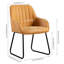 Chaises de salle à manger rembourrées avec accoudoirs Braiden-565975885
