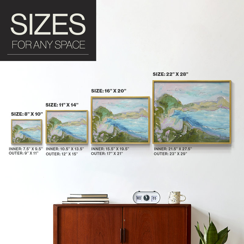 Landing Strip -Framed Print - Restickable, 8" H x 10" W