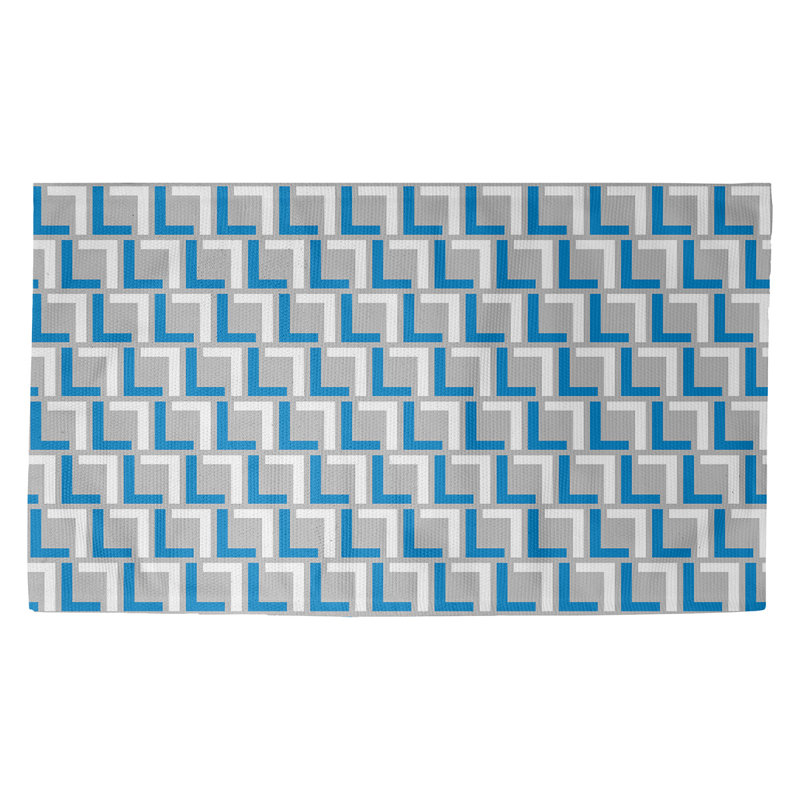 Geometric Indoor Rug, Rectangle 2' x 3'