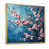 Toile avec cadre flottant or