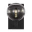 Sean Lavin Sedona 1-light wall sconce in nightshade black finish with glass shade-414880270