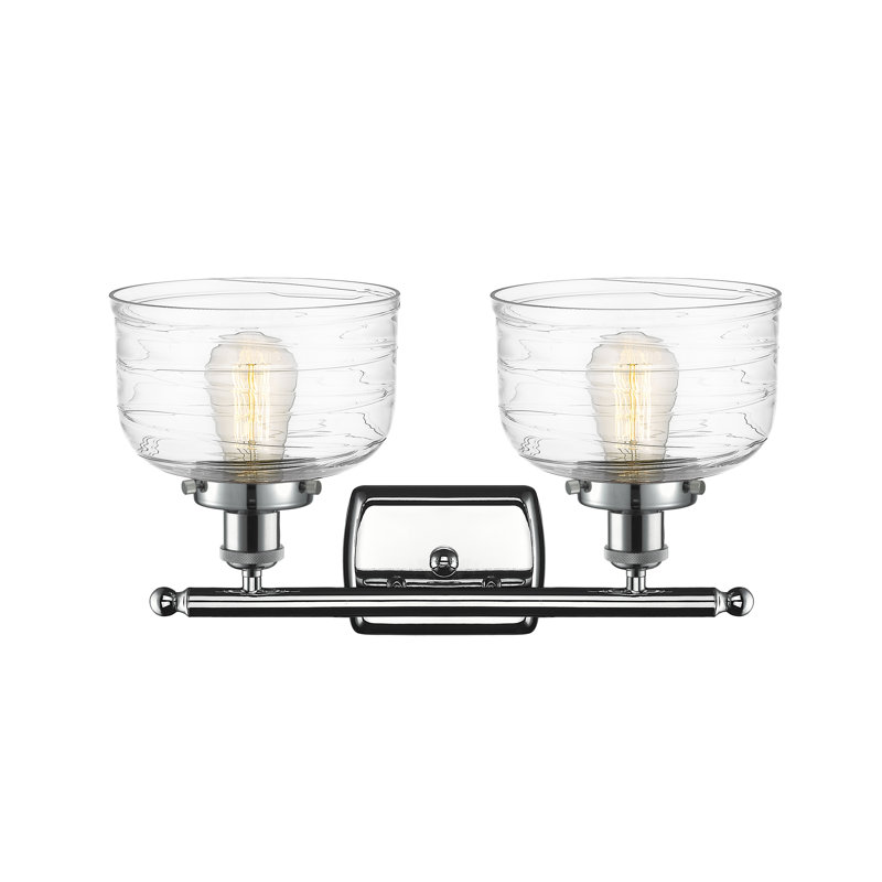 2 - Light Dimmable LED Bath Bar, Polished Chrome