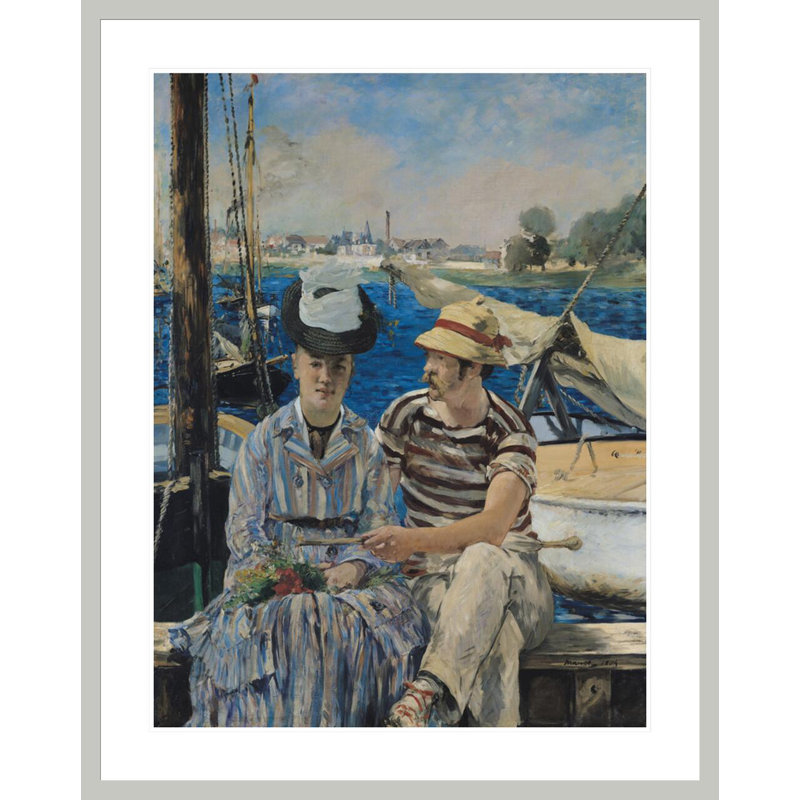 Argenteuil par estampe numérique encadrée, 41,5 po H x 33,07 po L