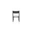 Chaise Peppercorn (2), placage, sièges rembourrés, noir, bois massif +, profondeur 19,29 po, largeur 22,9 po, hauteur 31,36 po, poids 16,25 lb, tissu noir, P x l H