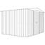 Globel 10 X 8 Apex  Metal Shed-120901509