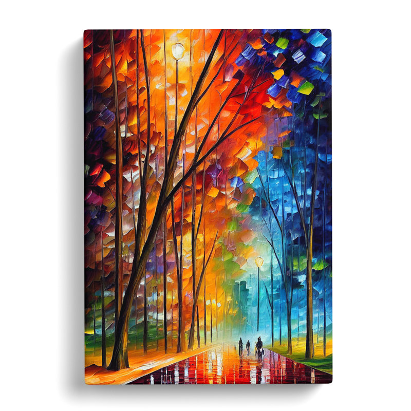 Woodland Forest In Colour No.3 - Wrapped Canvas Print, 60cm H x 40cm W x 3cm D