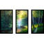 «Painted Forest Creek», reproduction sur acrylique 3 pièces-64194786