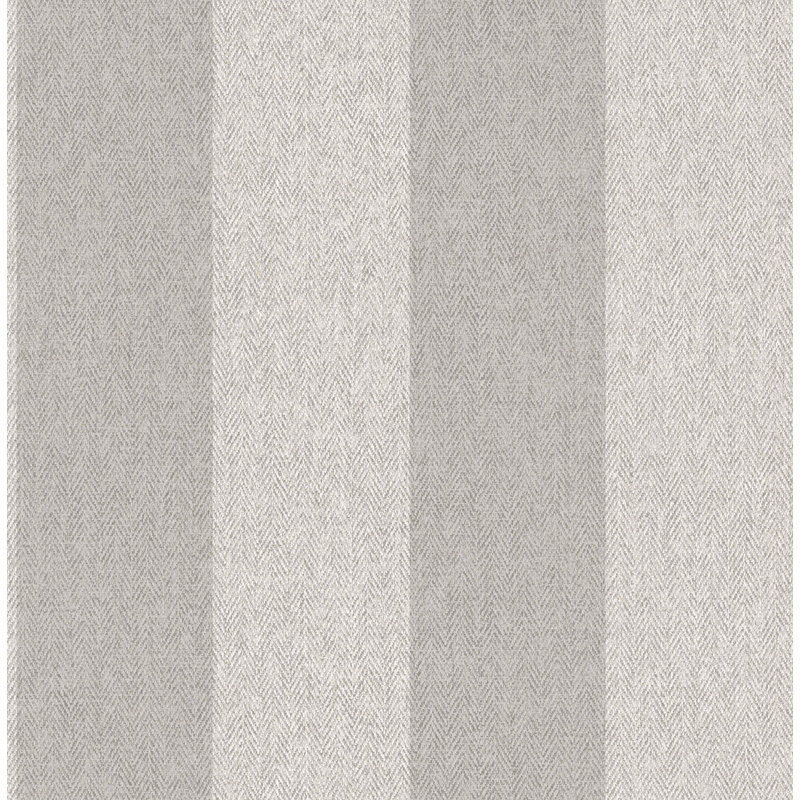 Finn Chevron Stripe Wallpaper, Gray