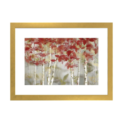 «Autumn Forest» - Impression encadrée sur papier