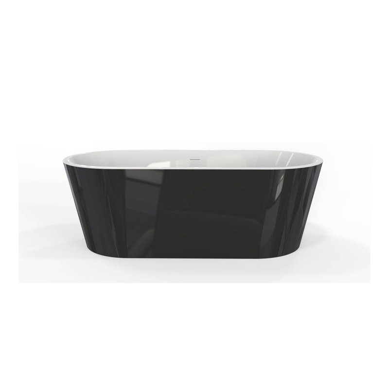 Acrylic Freestanding Soaking Bathtub-60‘’-black