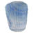 Ribbed Glass Vase With Abstract Pattern For Flower Arrangements - Modern Tall Vases Ideal For Tabletop Or Home Decor Display - Blue-890416400