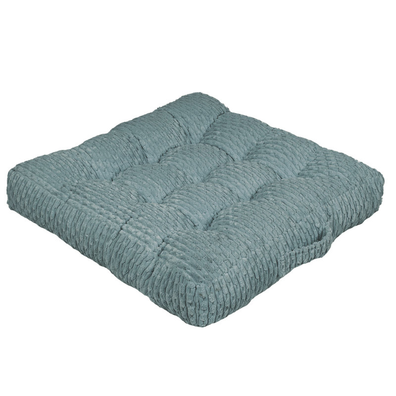 Coussin de sol en polyester , Bleu sarcelle Becklee