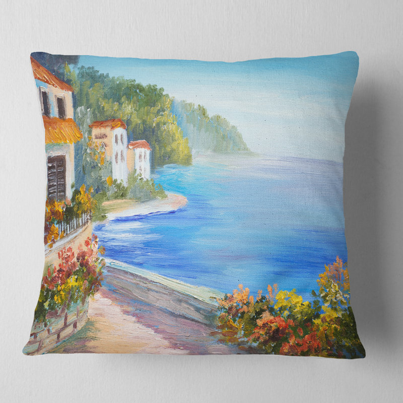 Coussin Landscape House, Coussin décoratif, 16 po x 1 po