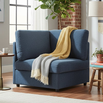 Chaise d'appoint rembourrée avec accoudoirs