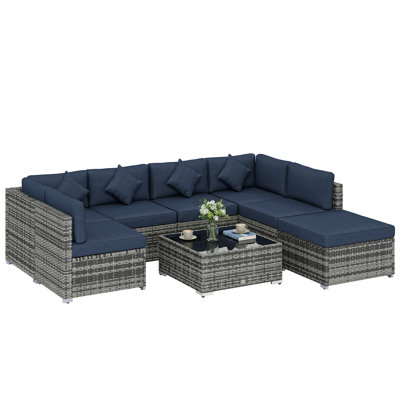 Rattan Sofa Set