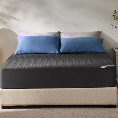 Protège-matelas imperméable sans bruit BEDLORE®, housse de matelas matelassée hypoallergénique et lavable, protège-matelas respirant avec poche profonde de 6 à 18 po