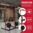Heavy-Duty Power Rack Squat Cage - 800 LBS Capacity Multi-Function Home Gym System With Pull-Up Bar