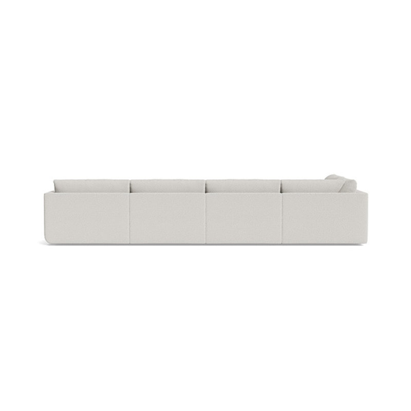 Eva Modular Sectional, Left Hand Facing, Performance Weave - Navy