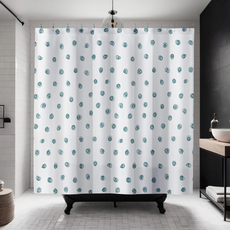 Rideau de douche Coco, Émeraude