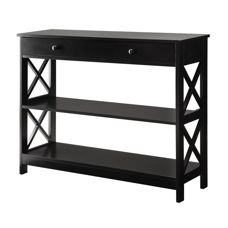 Console 39,5 po Aafko, Noir, H 31,5 po x l 39,5 po x P 12 po