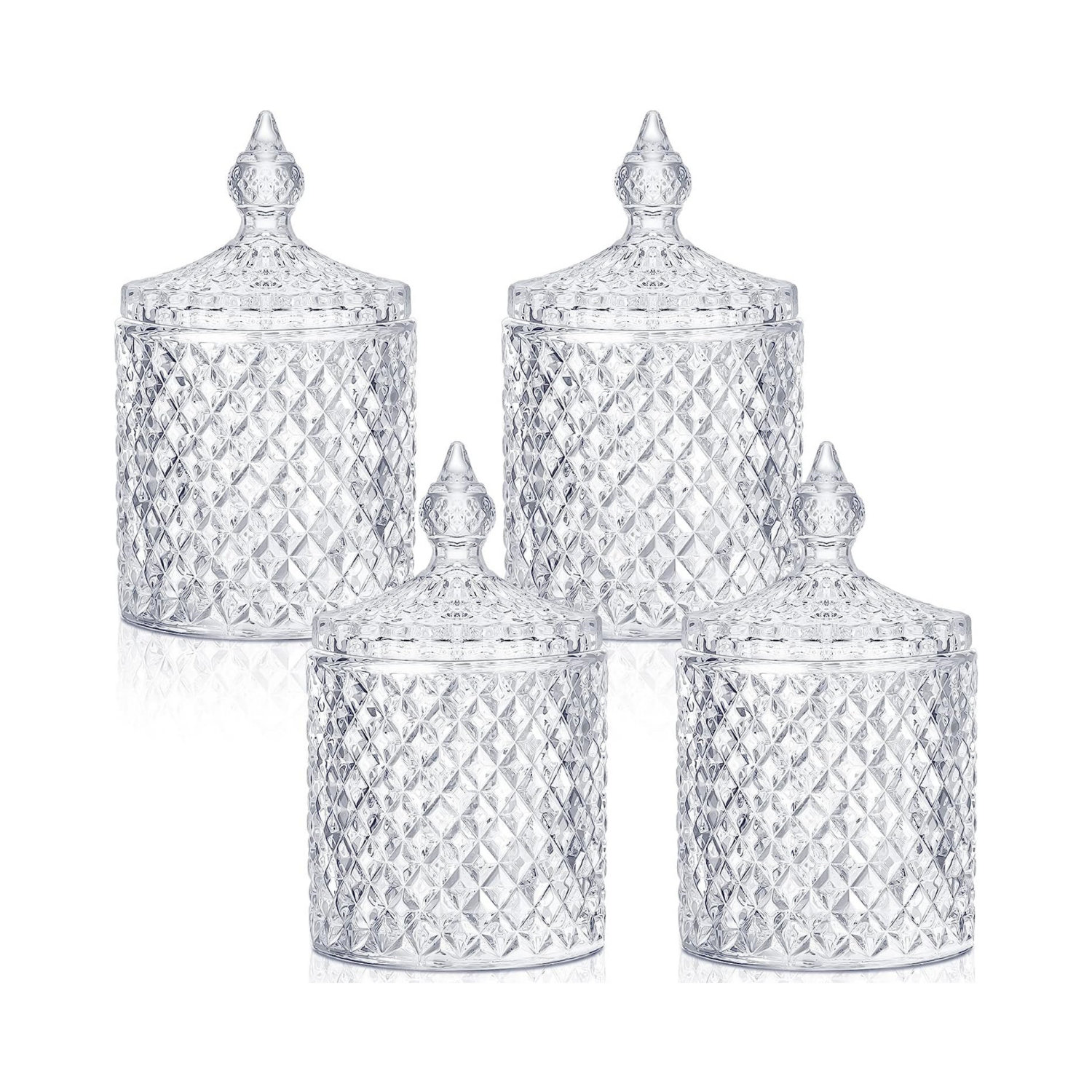 Glass Candy Jars With Lids