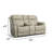 Eamon Reclining Loveseat with Console, Power Headrests & Lumbar-101952248