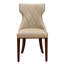 Chaise d'appoint rembourrée en velours Sutherland-27793245