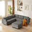 Canapé modulaire moderne, canapé convertible 6 places-2081429464